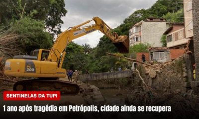 Tragédia das chuvas em Petrópolis completa um ano (Foto: Erika Corrêa/ Super Rádio Tupi)