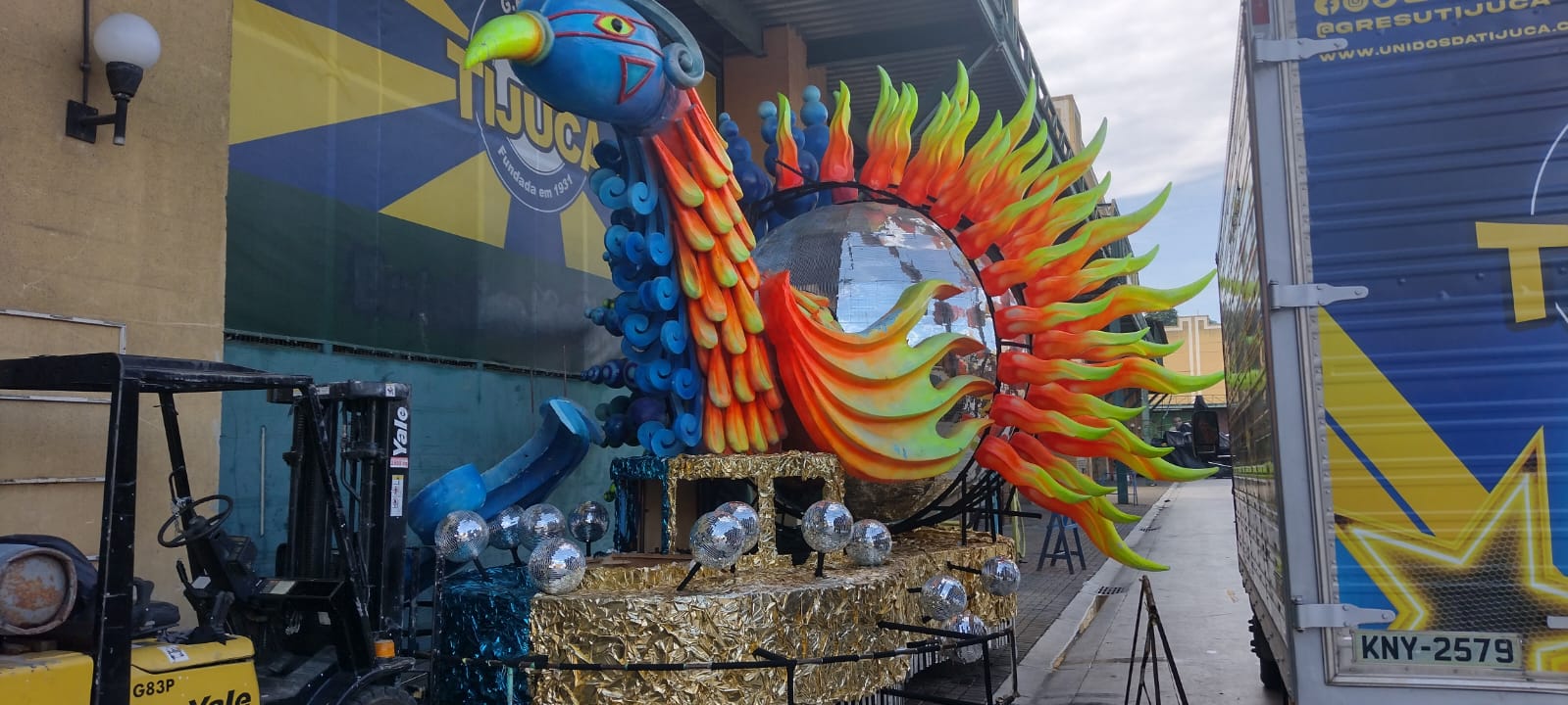 Carro alegórico da Unidos da Tijuca