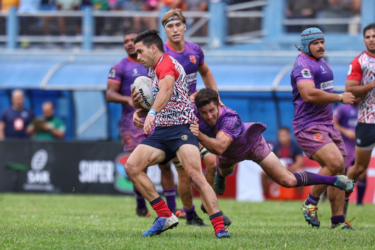 Cobras fazem jogo intenso na largada do Super Rugby Américas contra os Pampas (Foto: Bruno Ruas/ Divulgação)