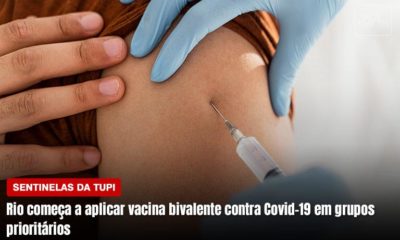 Rio começa a aplicar vacina bivalente contra Covid-19 em grupos prioritários (Foto: Erika Corrêa/ Super Rádio Tupi)