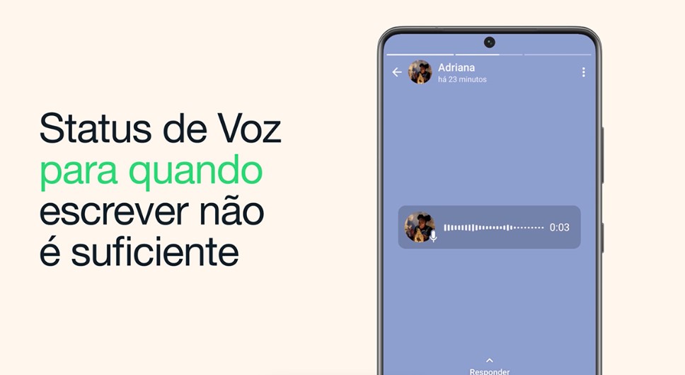 WhatsApp libera a publicação de áudios no status
