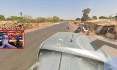 Acidente entre moto e veículo do Google