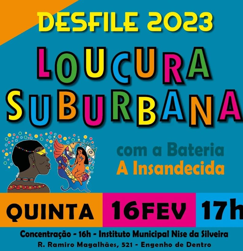 Bloco 'Loucura Suburbana' se apresenta na próxima quinta, no Engenho de Dentro, Zona Norte do Rio (Foto: Divulgação)