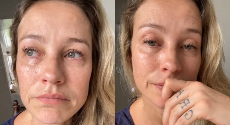 Luana Piovani chora na internet