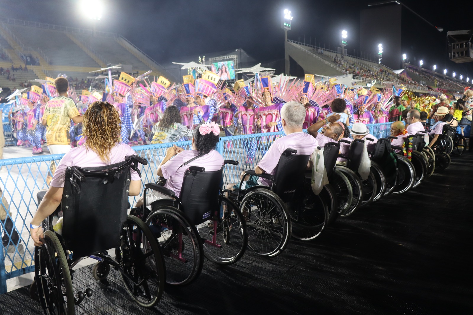 setor 13 sambódromo para pessoas com deficiência