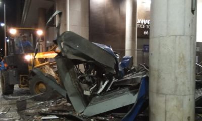 Prefeitura do Rio remove banca abandonada no Centro da cidade