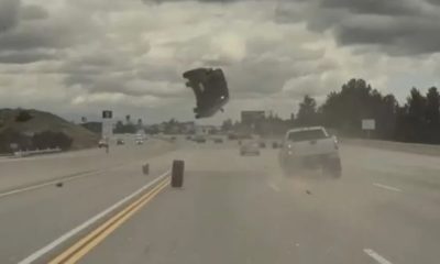 Acidente grave em rodovia de Los Angeles