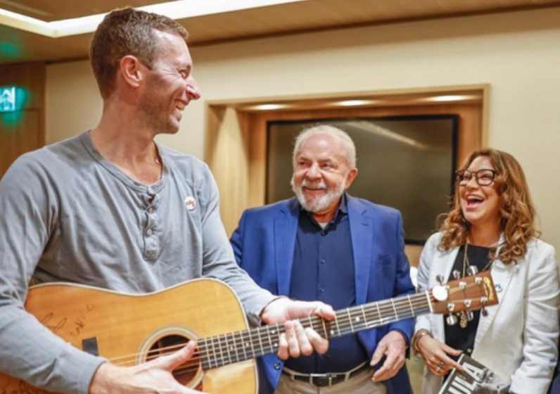 Chris Martin, Lula e Janja