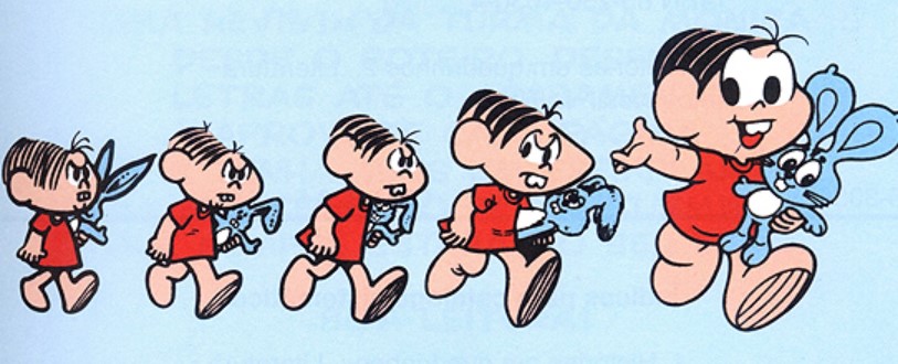 Evolução da Mônica