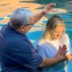 Filha de Gugu Liberato é batizada nos EUA