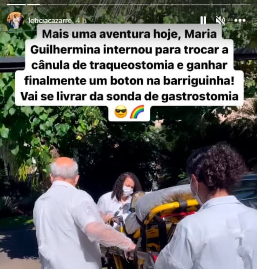 Filha de Juliano Cazarré é novamente internada