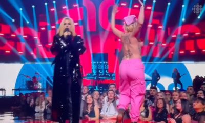 Intrusa invade palco de premiação durante apresentação de Avril Lavigne