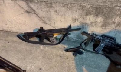 Policiais apreendem armas na Vila Kennedy