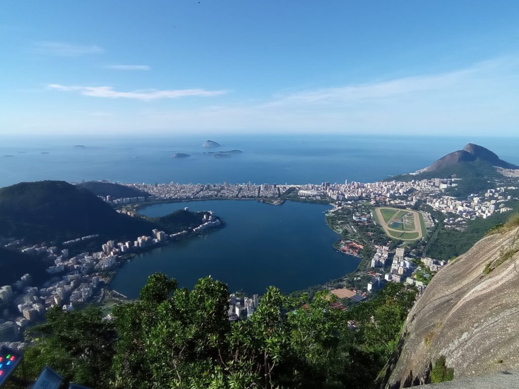 Vista aérea da Lagoa Rodrigo de Freitas
