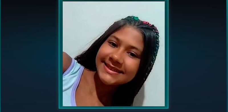 Alessandra Rangel Coelho Santana, de 12 anos, desaparece ao sair para ir à escola