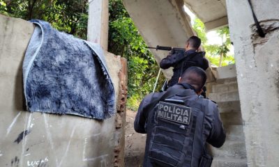 Operação da Polícia Militar na Curicica, na Zona Oeste do Rio