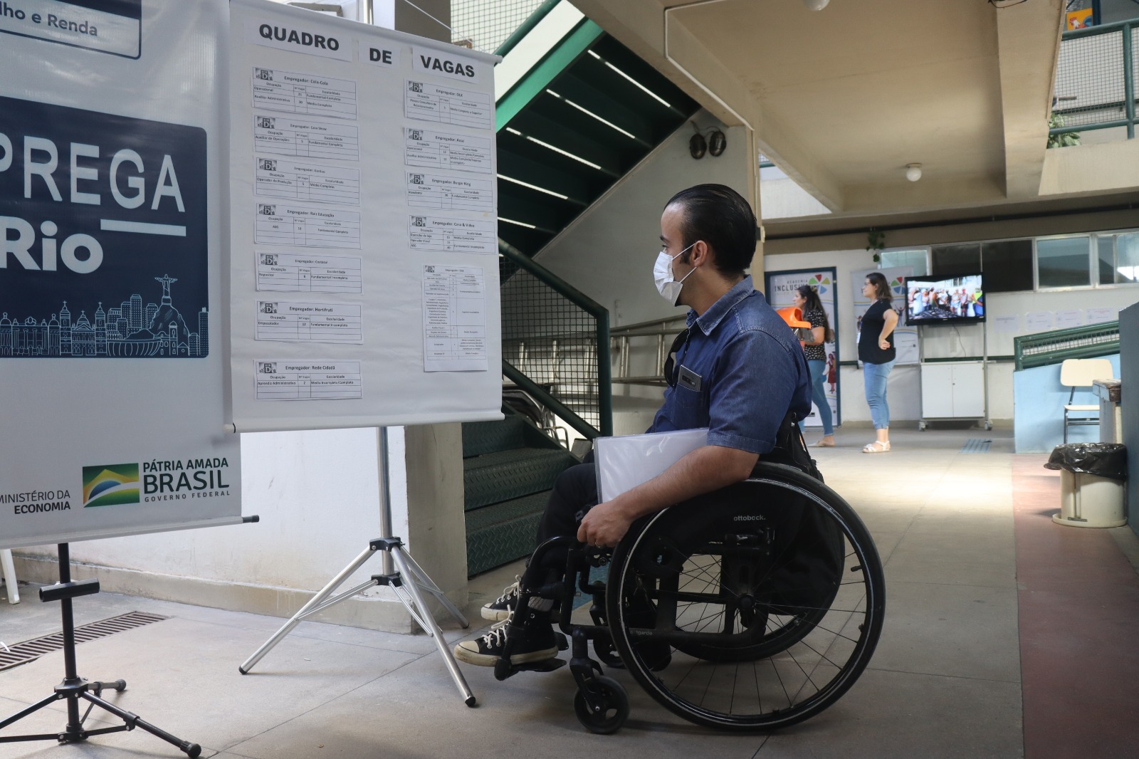Rede Incluir realiza mega feirão de empregos para pessoas com deficiência na Zona Oeste do Rio (Foto: Divulgação)