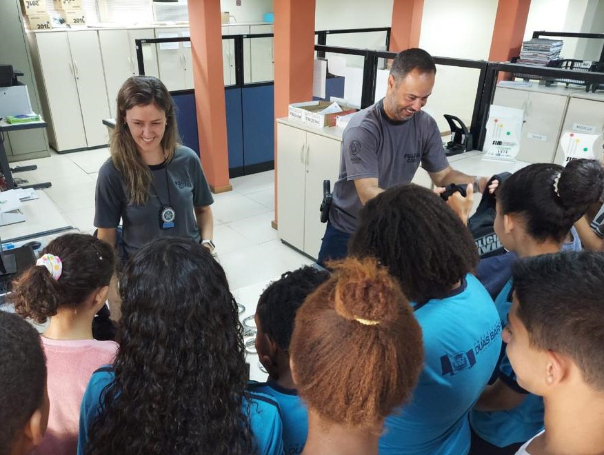 Segurança e Educação: Delegacia de Duas Barras realiza projeto voltado para alunos da rede pública (Foto: Divulgação)