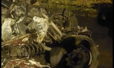 Caminhoneiro morre carbonização após carro explodir em grave acidente na BR-101