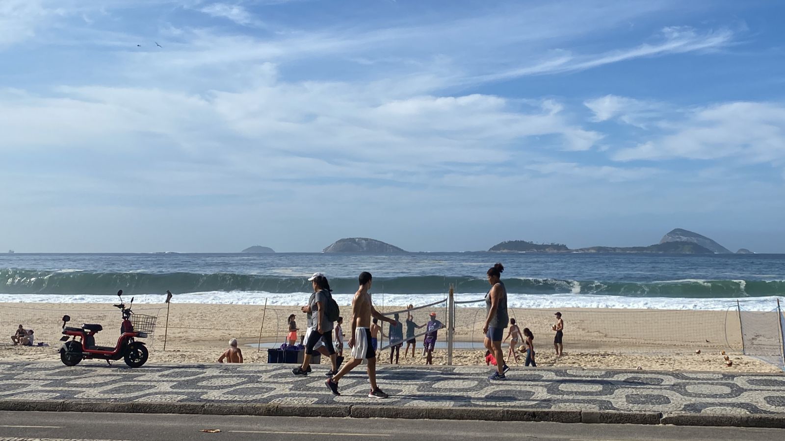 Praia do Leblon, na Zona Sul do Rio