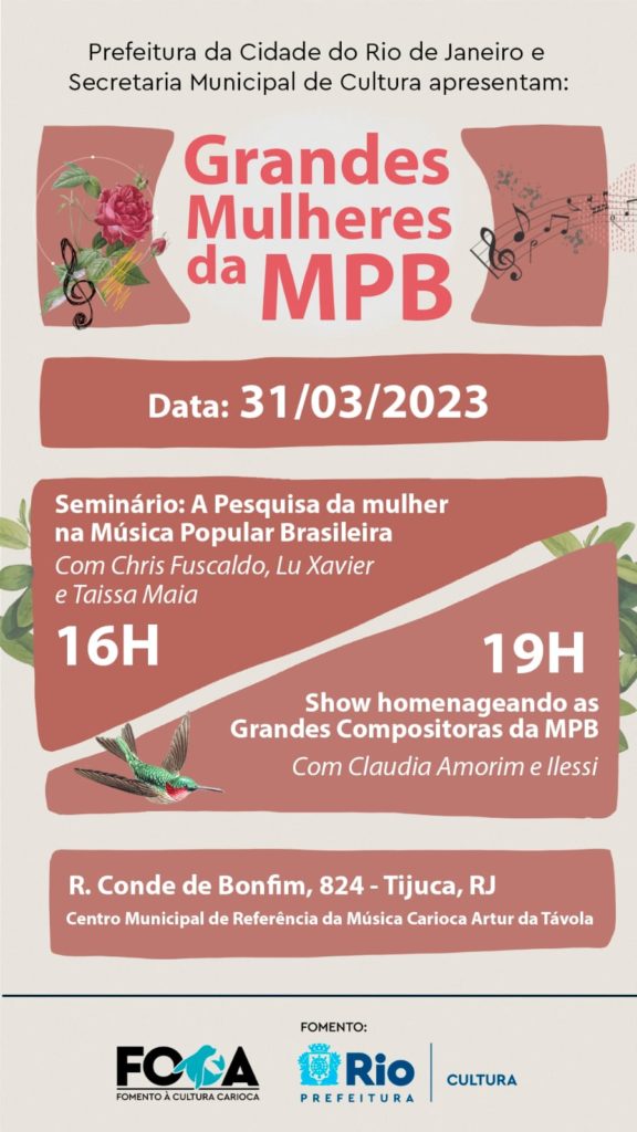Grandes Mulheres da MPB: projeto exalta a trajetória de compositoras na música brasileira