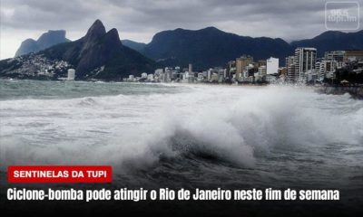 Ciclone-bomba pode atingir o Rio neste fim de semana (Foto: Erika Corrêa/ Super Rádio Tupi)