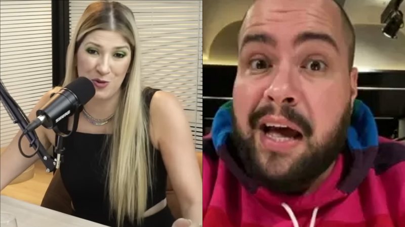 Dani Dalabresa é expulsa de aniversário de Tiago Abravanel