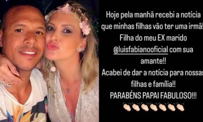 Luís Fabiano trai a esposa e separação é anunciada