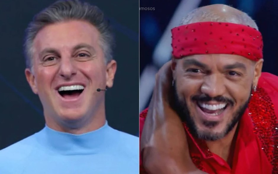 Belo e Luciano Huck