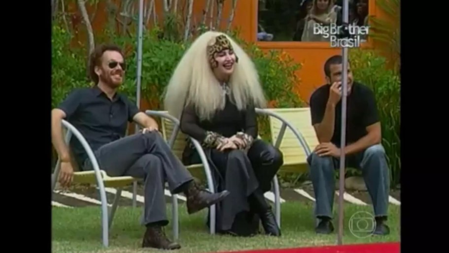 Nando Reis, Elke Maravilha e Eri Johson no BBB