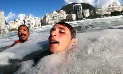 Surfista se afoga na Praia de Copacabana