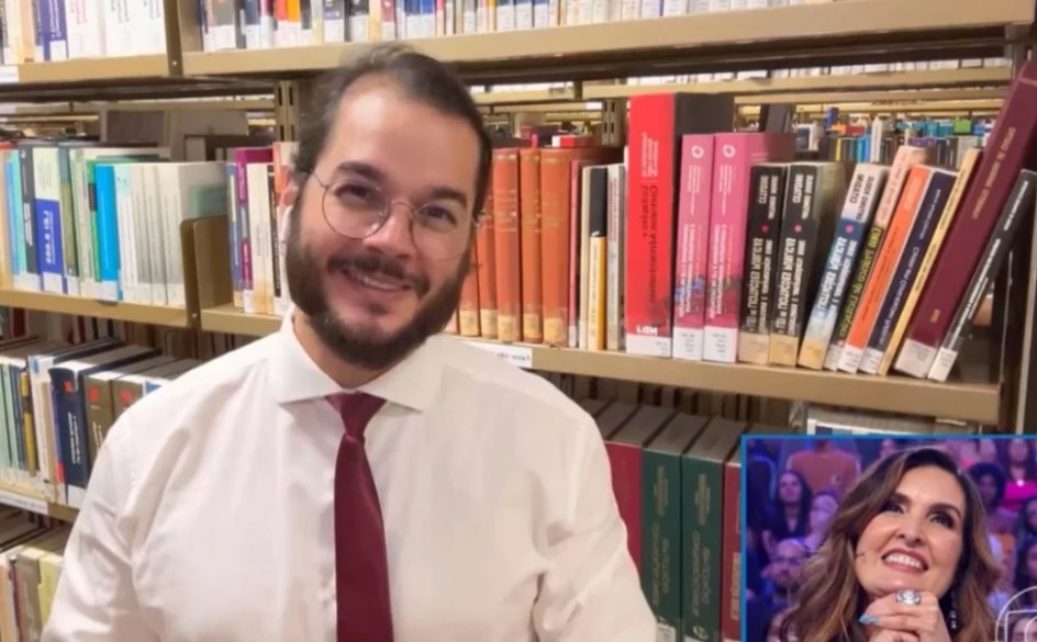 Túlio Gadêlha e Fátima Bernardes no Domingão