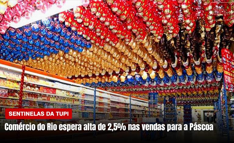 Comércio do Rio espera aumentar vendas em 2,5% na Páscoa (Foto: Erika Corrêa/ Super Rádio Tupi)