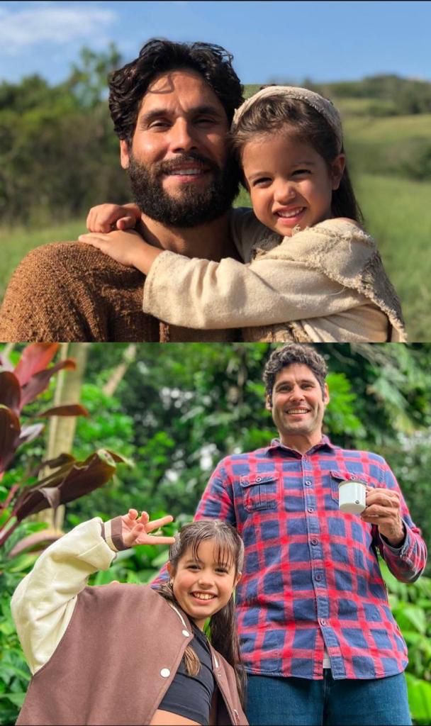 Atores Dudu Azevedo e Helena Quintela relembram parceria em 'Jesus': 'Ruim foi a despedida' (Foto: Divulgação)