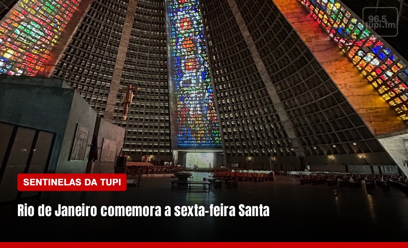 Rio celebra a sexta-feira Santa (Foto: Rafaela Lima/ Super Rádio Tupi)