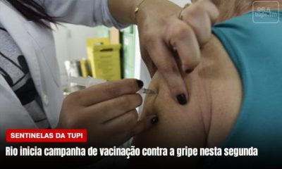 Rio inicia campanha de vacinação contra a gripe nesta segunda (Foto: Erika Corrêa/ Super Rádio Tupi)