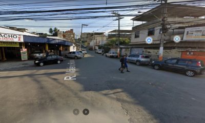 Homem morre após ser baleado em 'saidinha de banco' na Baixada Fluminense (Foto: Reprodução/ Google Maps)