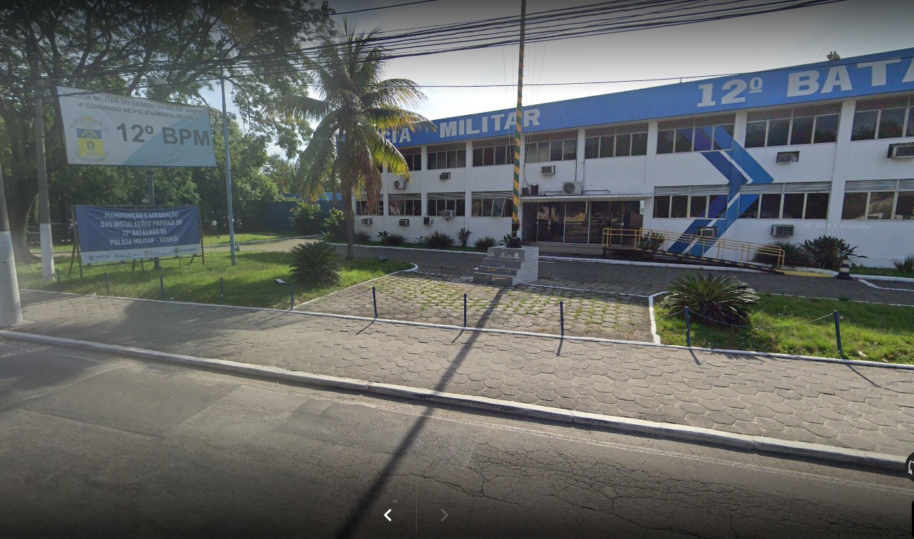 Policial militar é baleado durante patrulhamento em Niterói, na Região Metropolitana (Foto: Reprodução/ Google Maps)