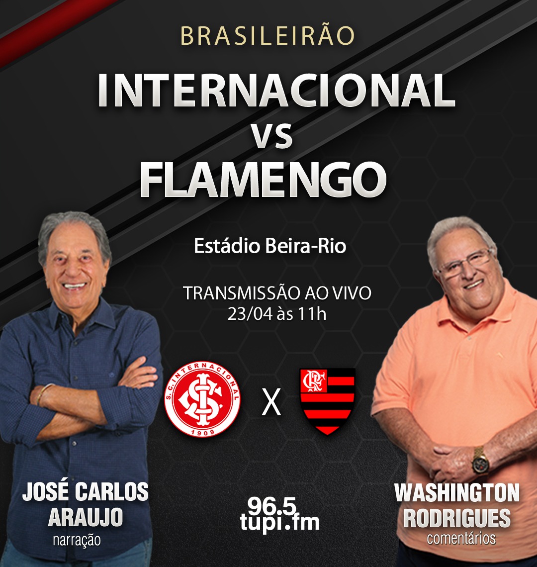 AO VIVO: FLAMENGO X INTERNACIONAL DIRETO DO MARACANÃ - BRASILEIRÃO 2023 