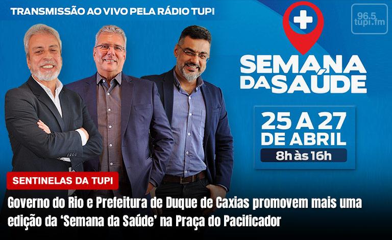 Governo do Estado do Rio e Prefeitura de Caxias promovem mais uma edição da 'Semana da Saúde' na Praça do Pacificador (Foto: Erika Corrêa/ Super Rádio Tupi)