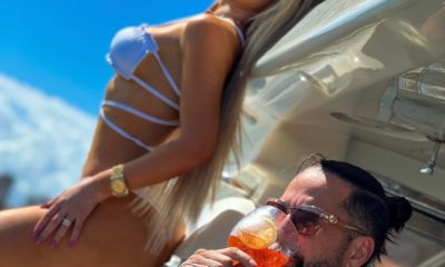 [FOTOS] Latino e a noiva curtem fim de semana romântico no Guarujá, em SP (Foto: Divulgação)