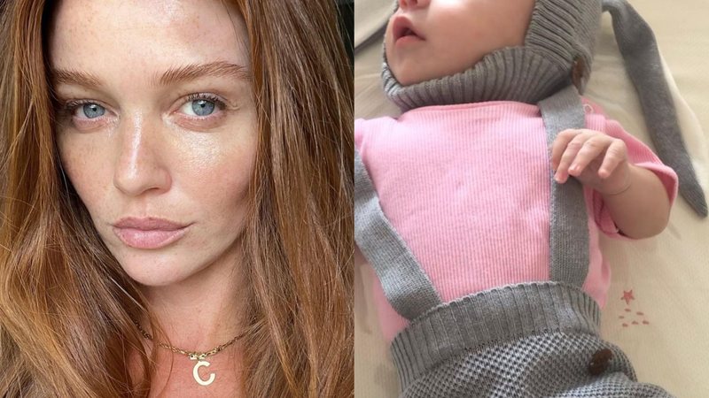 Cintia Diecker e a filha Aurora