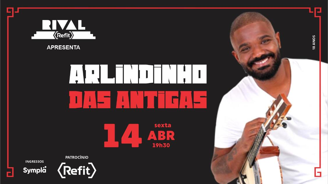 Arlindinho se apresenta no Teatro Rival Refit na próxima sexta (Foto: Divulgação)