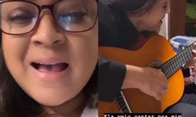 Preta Gil recebe visita de Ana Carolina