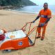 Novo equipamento da Comlurb para limpeza de praias