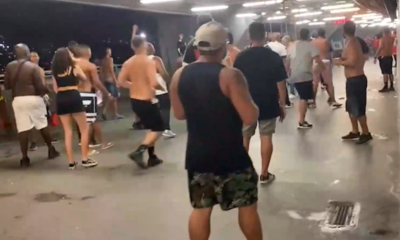 Confusão entre torcidas