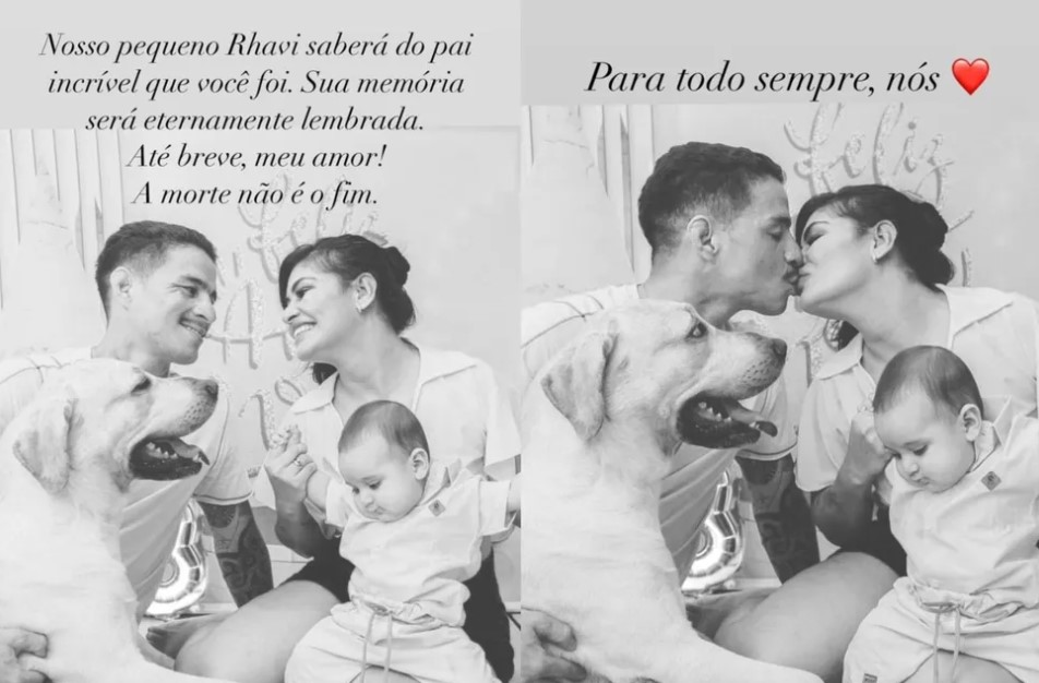 Esposa de lutador de MMA morto atropelado no Rio presta homenagem