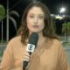 Jovem mostra bumbum ao vivo na Globo e constrange repórter