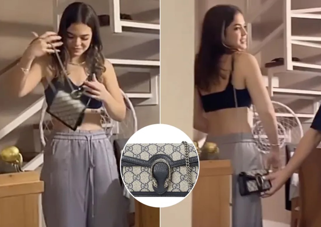 Após receber um "presente muito barato" do namorado MC Dainel, Mel Maia ganhou um novo presente do amado. Desta vez, o cantor comprou uma bolsa de grife no valor de R$ 5.760. O acessório da Gucci, modelo Dionysus Mini, normalmente pode ser encontrada na loja de grife ou em boutiques de luxo. "Deu uma roncada, hein amor? Ganhou uma bolsa da Gucci, Pandora, um Play 5 [videogame, da marca Playstation, avaliado em aproximadamente R$ 3,5 mil], um iPhone 14 [pode ser adquirido a partir de R$ 5 mil]", disse ele. Vale lembrar que, na semana passada, a atriz recebeu amigos e familiares em um festão de aniversário na Ilha de Guaratiba, na Zona Oeste do Rio. Na ocasião, o cantor fez um álbum de fotos dos melhores momentos da vida de Mel Maia.