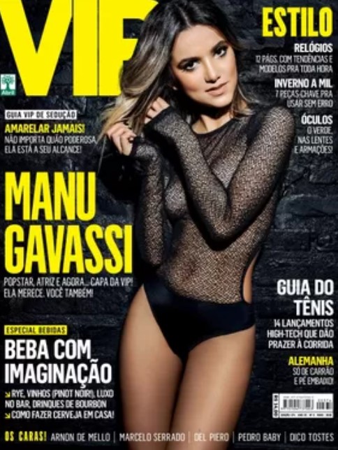 Revista VIP com Manu GAvassi